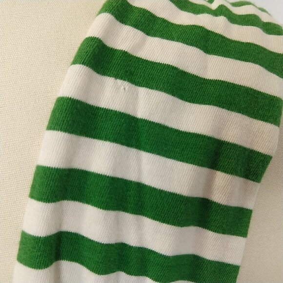 Anthropologie HWR Monogram Split Striped Dress Size XS Blue White Green VTG Rare - Picture 10 of 12